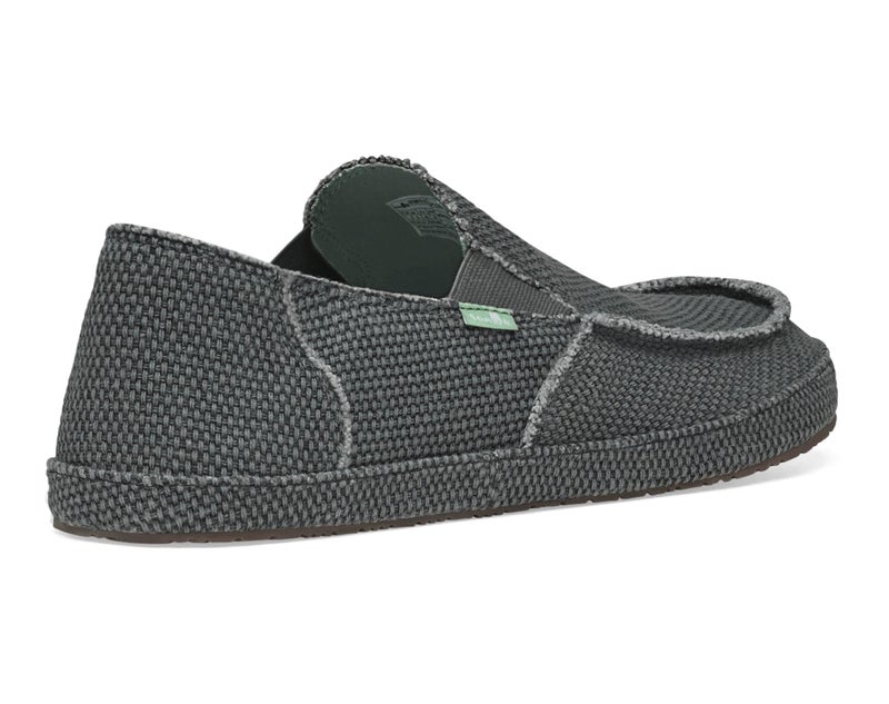 Sanuk Mens Rounder Loafer | Mens Shoes | Slip On Shoes for Men | Men's Slip-on Loafers | Comfort Footbed, Pirate Black, 11 - Image 5